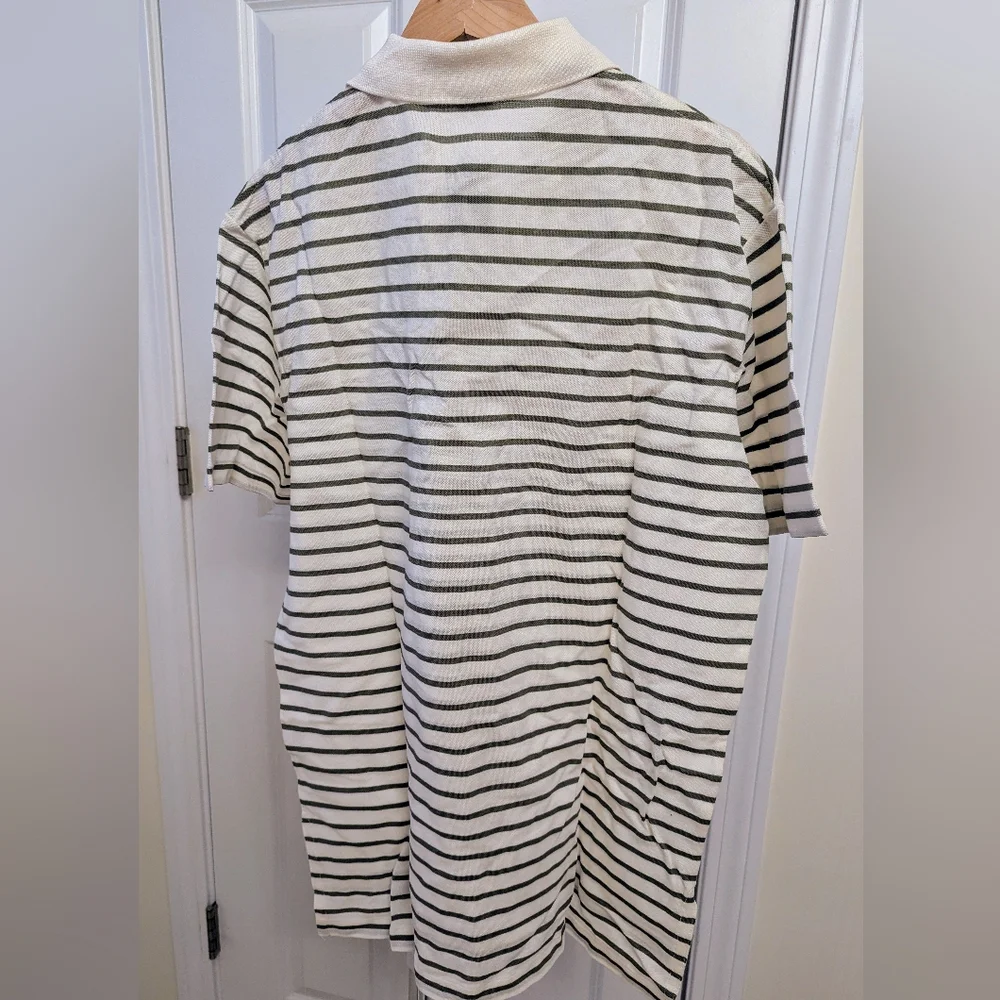 Ralph Lauren White and Black Polo Shirt Classic Style